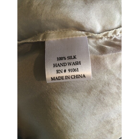 JOHNNY WAS SILK Printed MAXI SKIRT MEDIUM Vintage - Picture 3 of 4